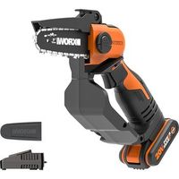 motosierra compacta inalambrica worx de 20 v con bateria y cargador wg324e