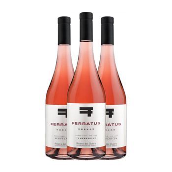 Ferratus Vino Rosado Rosado Ribera 75 Cl 14.5% Vol. (pack De 3 Unidades)