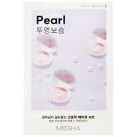 missha - airy fit sheet mask pearl mascarillas hidratantes 19 g unisex
