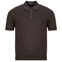 fred perry polo cotton knitted shirt para hombre