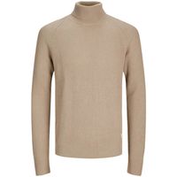 jack  jones jersey 12258472 jjpannel knit roll neck aw24 crockery para hombre