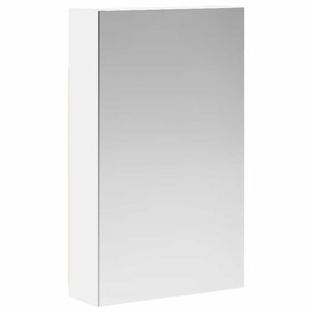 Armario Con Espejo De Baño | Mueble De Baño Con Estante 30 X 10,5 X 50 Cm