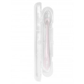 Cuchara de silicona con estuche 1und Rosa