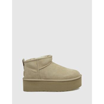 UGG Botines BOTÍN CLASSIC ULTRA MINI PLATFORM BEIG para mujer