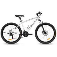 bicicleta de montana evercross em3 26 cuadro de aluminio 21 velocidades frenos de disco suspension delantera r bicicleta blanco