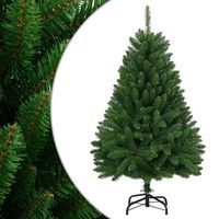arbol de navidad  decoraciones de navidad artificial con bisagras y soporte verde 150 cm cfw564697