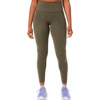 asics road seamless  mallas para correr mujeres - verde