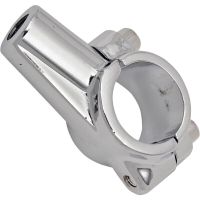 soporte de espejo 22mm classic cromado izquierdo