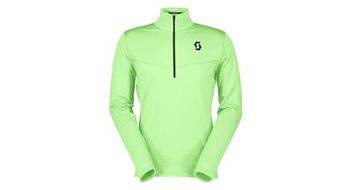 Scott defined light 1 2 zip sweater verde hombre