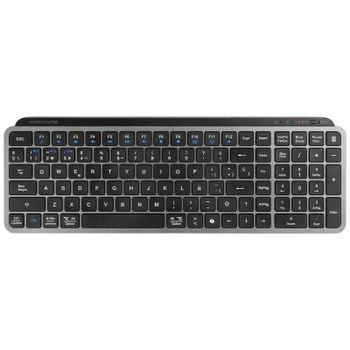 Teclado Mars Gaming MK-SILENKEYS de membrana perfil bajo Layout ES triple conexión