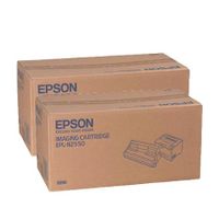 original multipack epson epl-n2550dt printer toner cartridges 2 pack -c13s050290