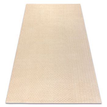 Alfombra De Lana Textura 488.13.la100 Osta - Pauta, Marco Geométrico  120x170 Cm