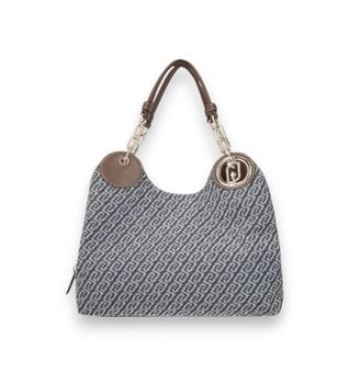 Liu Jo para mujer. AF6024-T703A Bolso Boston azul (OSFA), Casual, Algodón
