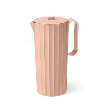 Jarra de polipropileno rosa mate
