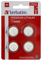 lithium battery cr2025 3v 4 pack