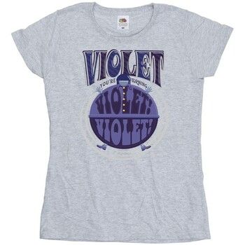 Willy Wonka Camiseta Violet Turning Violet para mujer