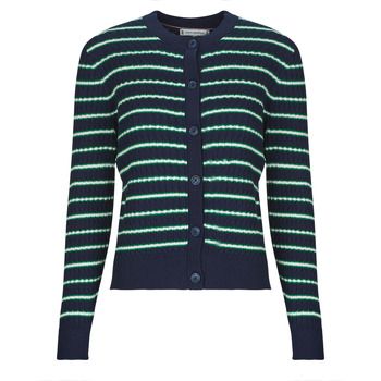 Tommy Hilfiger Chaqueta de punto CO CABLE FINE GG C-NK LS CARDI para mujer