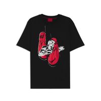 hugo red camiseta de algodon de calidad 50542560-001