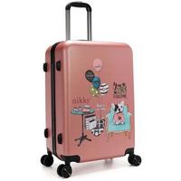 nikky by nicole lee bolsa de viaje juego de 3 maletas rigidas party king para mujer