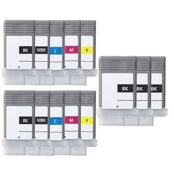 Compatible Multipack Canon imagePROGRAF iPF600 Printer Ink Cartridges (13 Pack) -0895B001