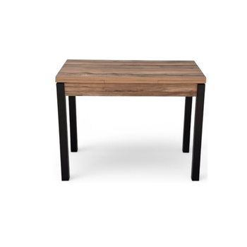 Mesa De Cocina Extensible Claudia Realizada Artesanalmente Con Melamina Olmo Perséfone Gsmesas (100/164x55x75cm)