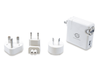 kit conceptronic cargador de viaje universal incluye cargador usb a coche y pared usb 5v 2a