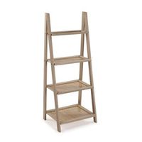 eslov mueble para el bano auxiliar con 4 estantes al x l x an 110 x 45 x 35 cm madera marron
