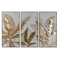 cuadro set 3 ps lienzo 180x4x120 palmeras