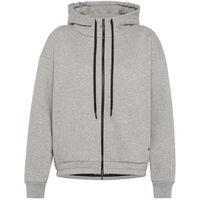 deha chaqueta deporte black trims full zip hoodie para mujer