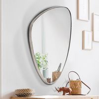 espejo decorativo orio plata 84x55