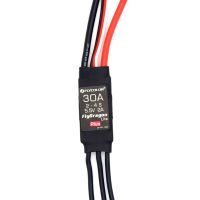 flycolor flydragon lite plus 30a 2-4s esc sin escobillas de doble direccion con bec de 55v2a para avion rc de ala fija