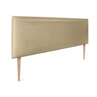 cabecero de polipiel liso 160x105cm con patas camas 150160 - champan