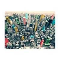 papel pintado 3d - reflejos vistosos en nueva york 350x270 cm