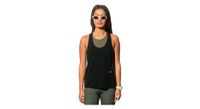 camiseta de tirantes circle get comfy mujer negro