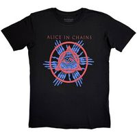 alice in chains camiseta circle triangle para mujer