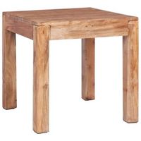 mesa de centro de madera maciza de caoba 53x50x50 cm vidaxl