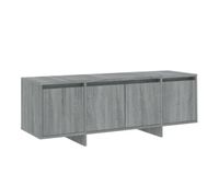 mueble de tv madera contrachapada gris sonoma 120x30x405 cm