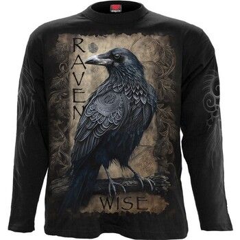 Spiral Camiseta manga larga Raven Wise para hombre