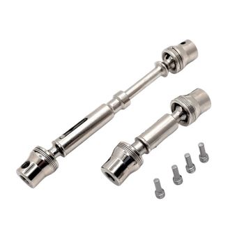 Juego de ejes de transmisión delanteros y traseros de metal para MJX 1/12 H12Y H12Y+ piezas de repuesto para coche RC