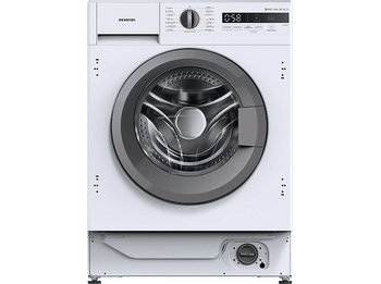 Lavadora carga frontal - Infiniton WM-B84ABN, 8 kg, 1400 rpm, 15 Programas, Inverter, Integrable, Pet Care, Sin panelar