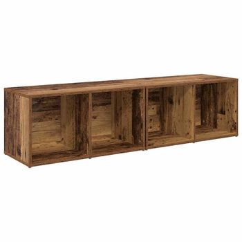 Conjunto De Mueble De Tv 2 Uds. Madera Envejecida Vidaxl