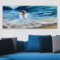 pintura decorativa lienzo yty4113906443150120 multicolor 50x120
