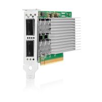 tarjeta de red hp intel e810-cqda2 pci express 100gb qsfp28 2 puertos