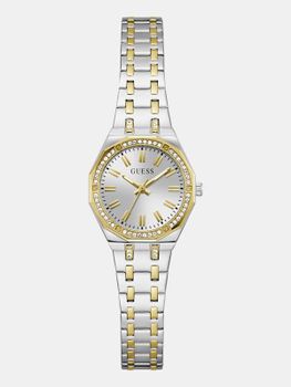 Reloj Analógico De Acero Reciclado Crystal De 25 Mm
