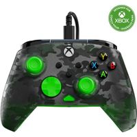 rematch core wired controller  ghost camo black  green