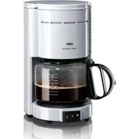 braun kf 471 wh independiente cafetera de filtro