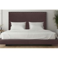 cabecero cama bruselas marron 135x70 cm