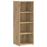 aparador alto roble artisan 45 x 41 x 124 cm vidaxl