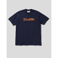 butter goods camiseta camiseta trumpet tee dark navy para hombre