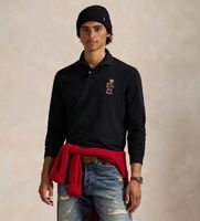 polo ralph lauren para hombre 710981793002 polo de pique classic fit con polo bear negro s casual algodon manga larga